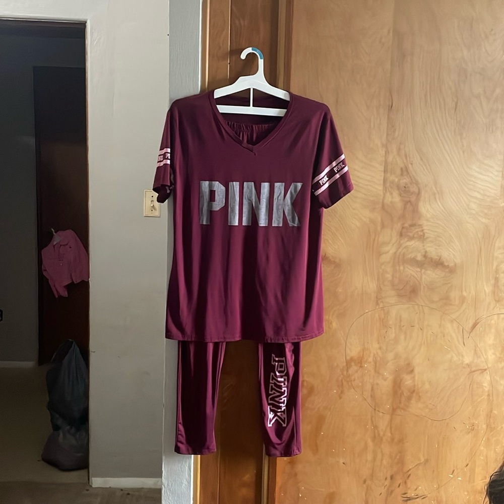 XL pink outfit